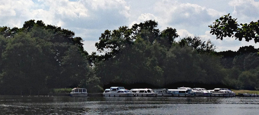Salhouse Broad Boat Moorings